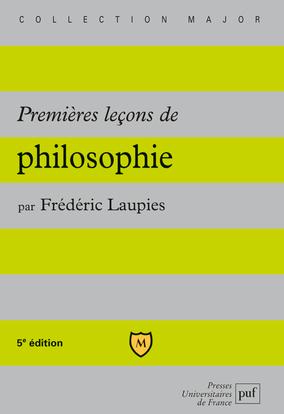 Premières leçons de philosophie. 5e édition