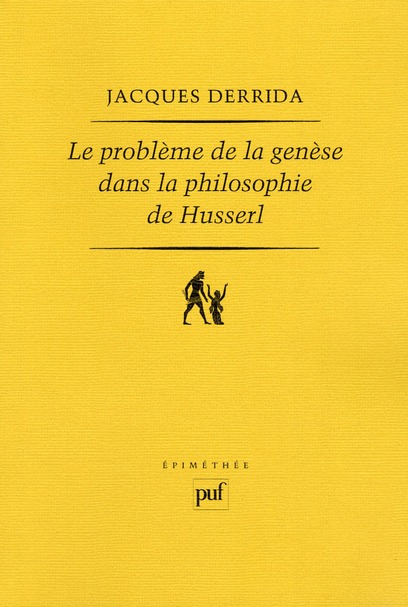 Le problème de la genèse dans la philosophie de Husserl. 2e édition