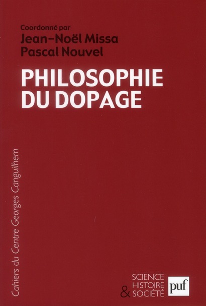 Les Cahiers du Centre Georges-Canguilhem N° 5 : Philosophie du dopage
