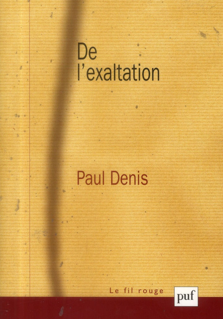 De l'exaltation