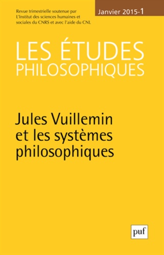 Les études philosophiques N° 1, janvier 2015