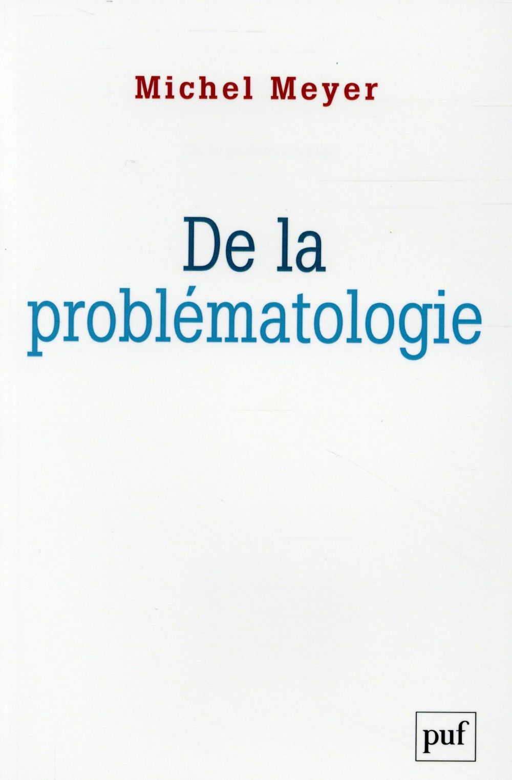 De la problématologie