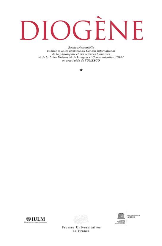 Diogène N° 258-259-260, juin-septembre-décembre 2017 : L'histoire culturelle au prisme des studies
