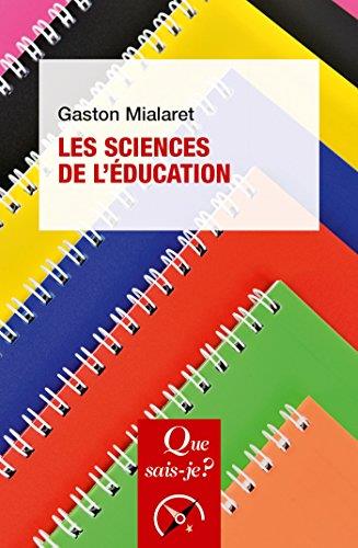 Les sciences de l'éducation. 12e édition