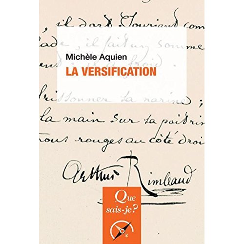 La versification. 10e édition