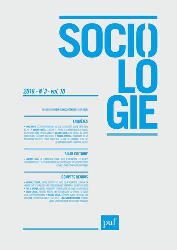 Sociologie N° 3/2019