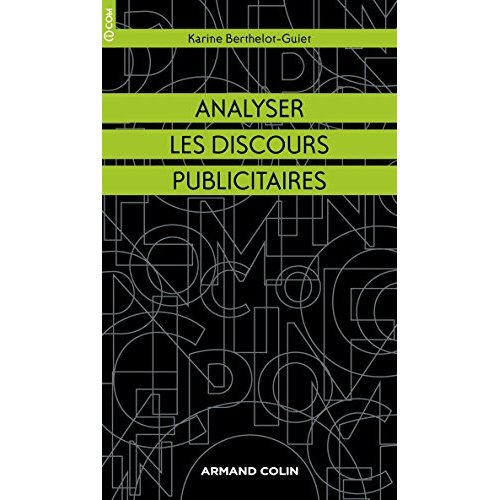 Analyser les discours publicitaires