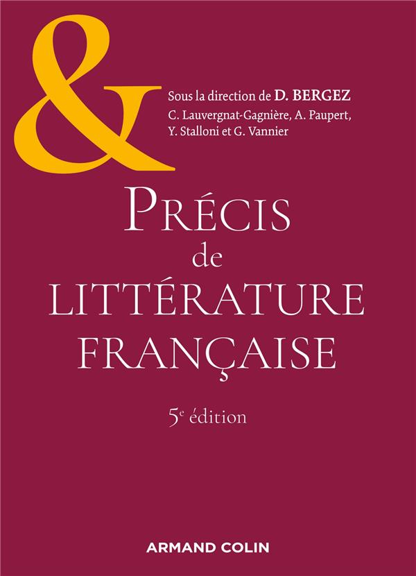 Précis de littérature française. 5e édition