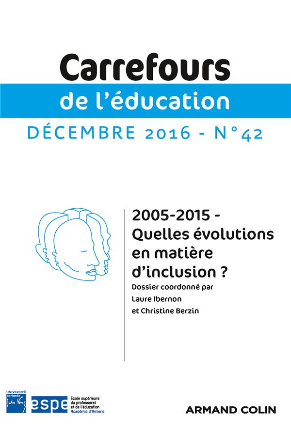 Carrefours de l'éducation N° 42 2/2016