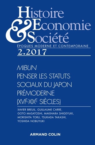 Histoire Economie & Société N° 2, juin 2017
