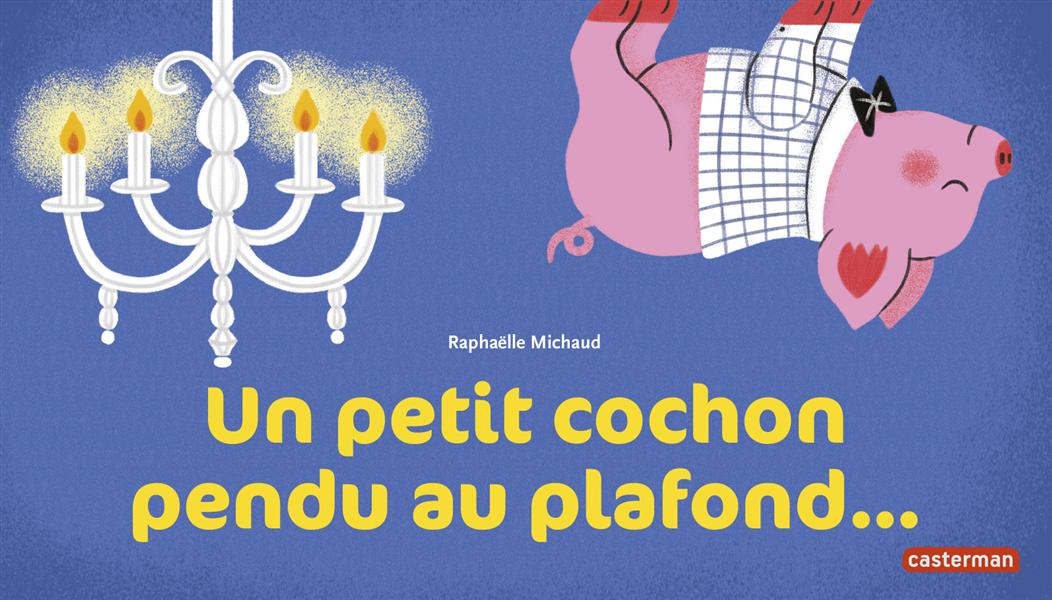 Un petit cochon pendu au plafond