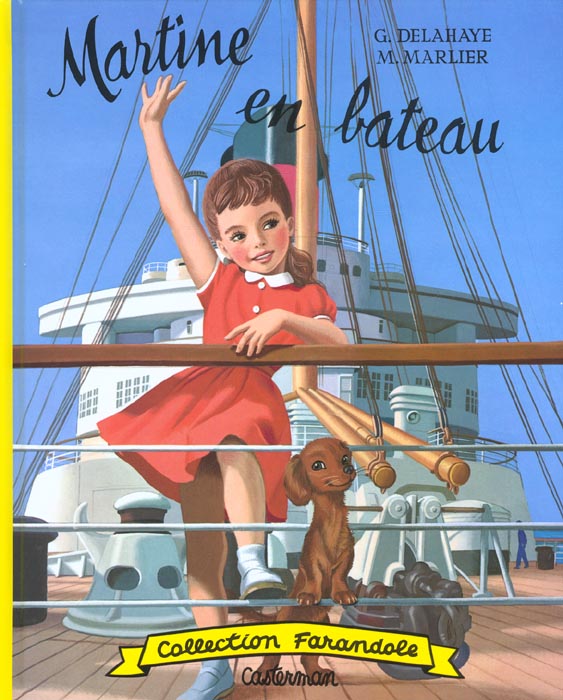 Martine en bateau