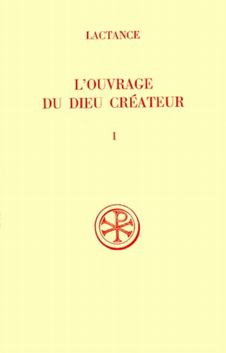 L'OUVRAGE DU DIEU CREATEUR. Tome 1, Edition bilingue français-latin