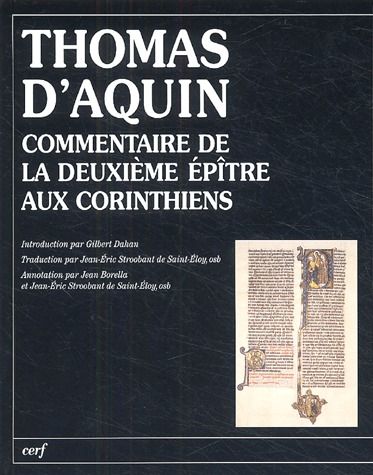 Commentaire de la deuxième épître aux Corinthiens