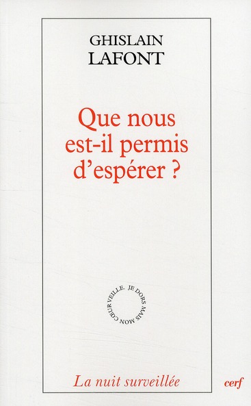 Que nous est-il permis d'espérer ?