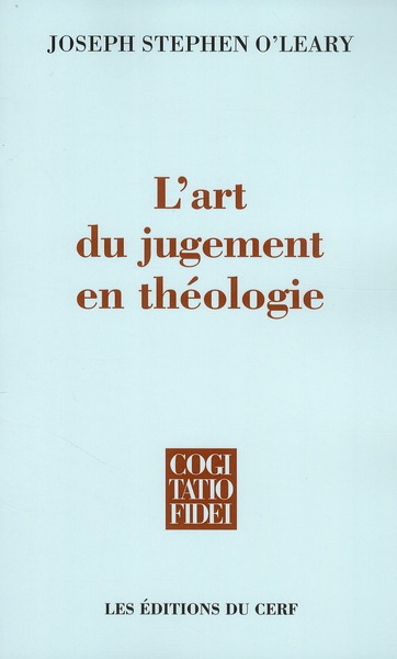 L'art du jugement en théologie