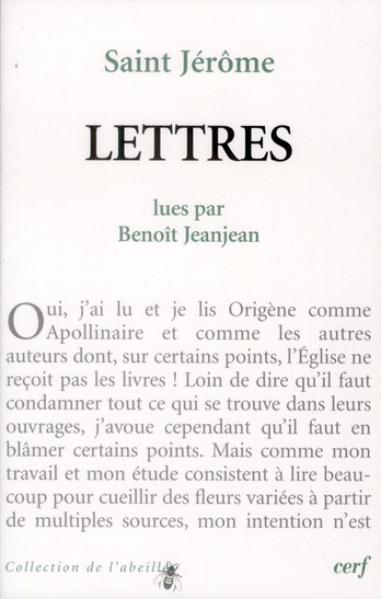 Saint Jérôme. Lettres