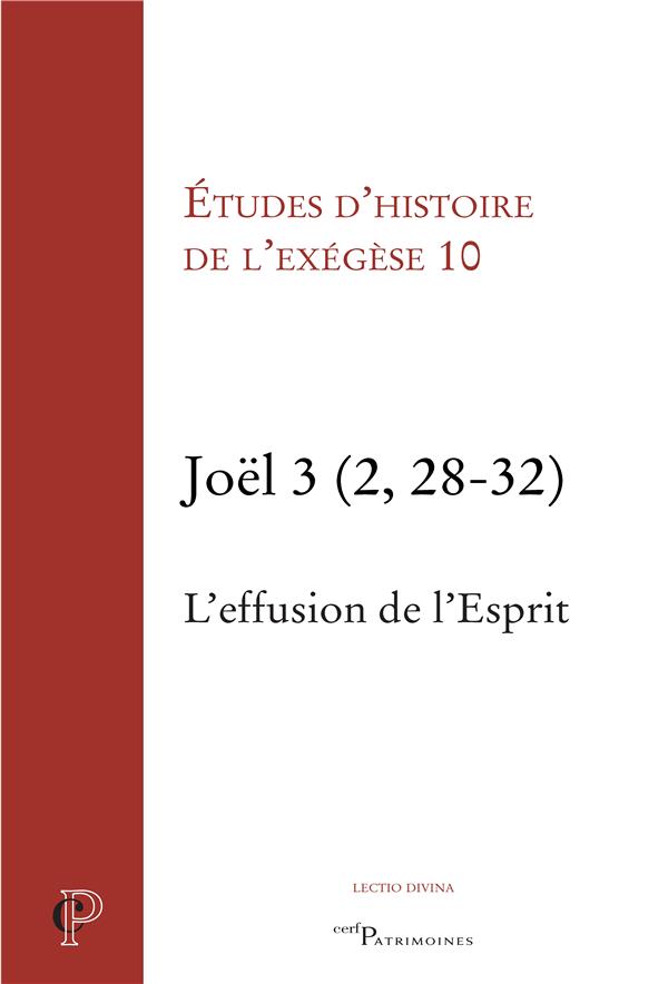 Joël 3 (2, 28-32). L'effusion de l?Esprit