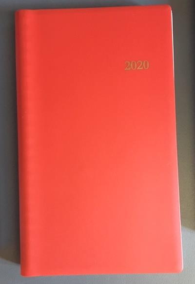 L'agenda du chretien 2020. rouge