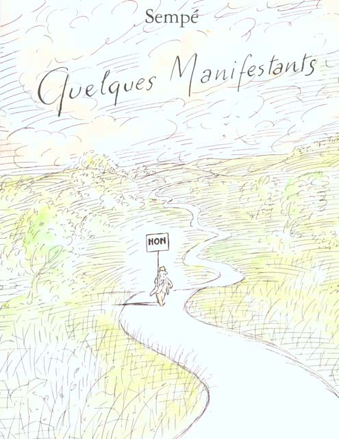 Quelques manifestants