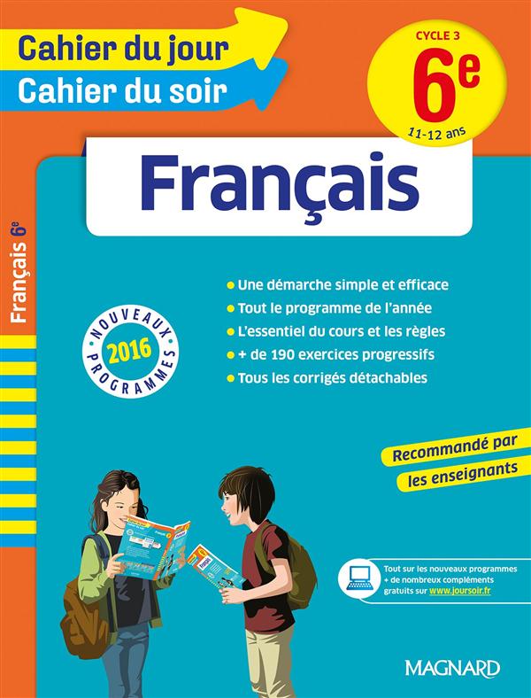 Français 6e Cycle 3. Edition 2016