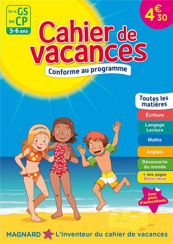 Cahier de vacances De la GS au CP