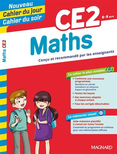 Cahier du jour/Cahier du soir Maths CE2 mémento. Edition 2019
