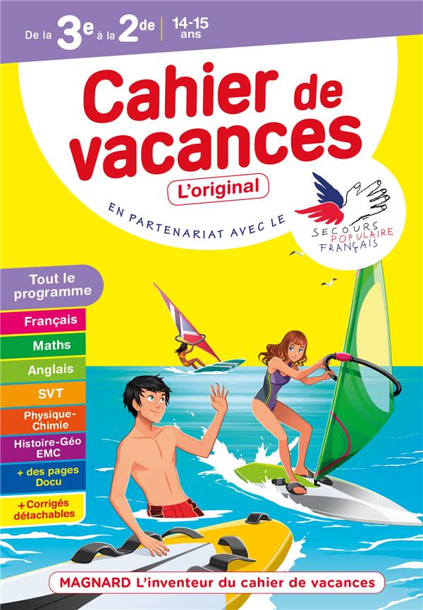 Cahier de vacances de la 3e à la 2de. Edition 2021