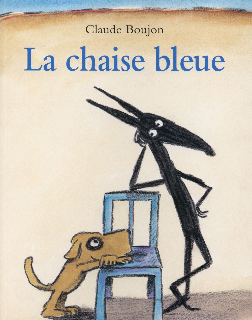 La chaise bleue