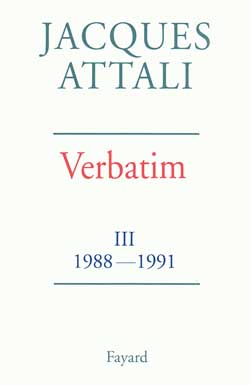 Verbatim. Tome 3, Chronique des années 1988-1991