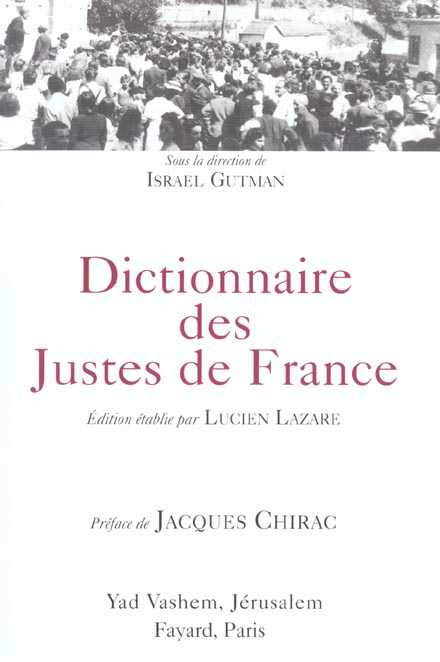 Dictionnaire des Justes de France