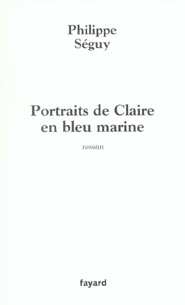 Portraits de Claire en bleu marine