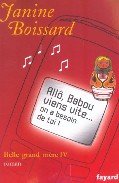 Allô, Babou... viens vite ! On a besoin de toi
