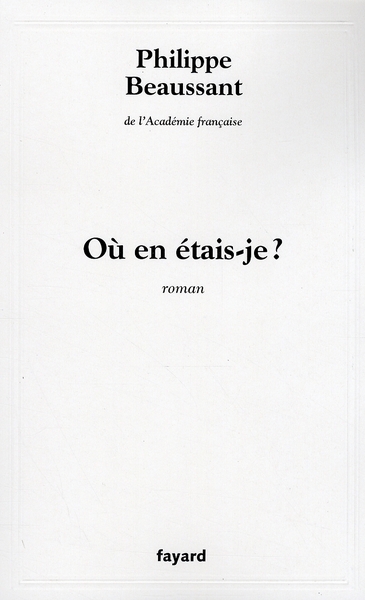 Où en étais-je ?