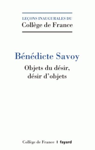 Objets du désir, désir d'objets