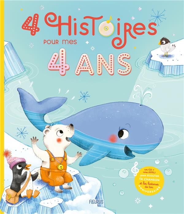 4 histoires pour mes 4 ans. Avec 1 CD audio