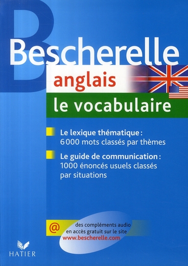 Bescherelle Anglais. Le vocabulaire