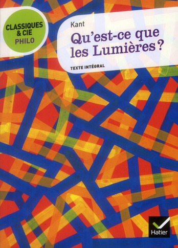 Qu'est-ce que les Lumières ?