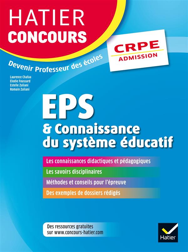 EPS Connaissance du système éducatif. Epreuve orale d'admission, Edition 2017