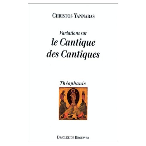 VARIATIONS SUR LE CANTIQUE DES CANTIQUES. Essai sur l'éros