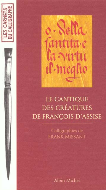 Le cantique des créatures de François d'Assise