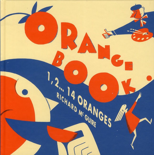 Orange book. 1, 2 ... 14 oranges