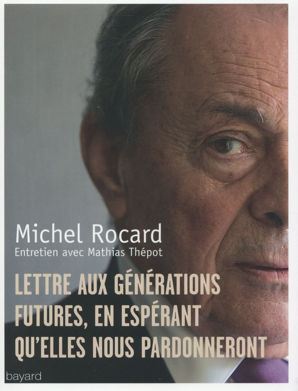 Aux générations futures, en espérant qu'elles nous pardonneront