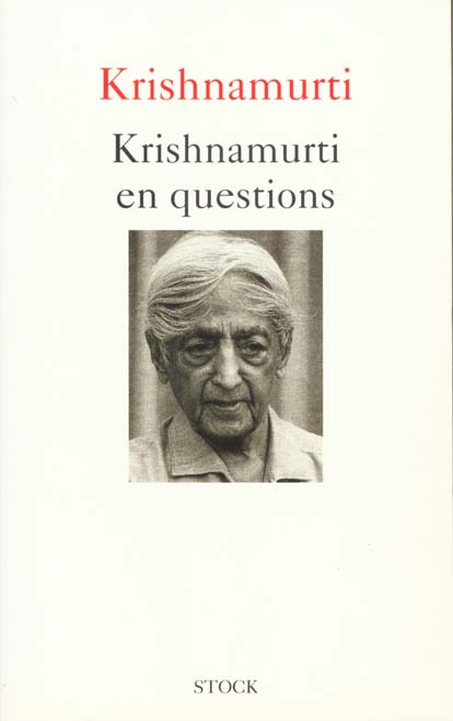 Krishnamurti en questions