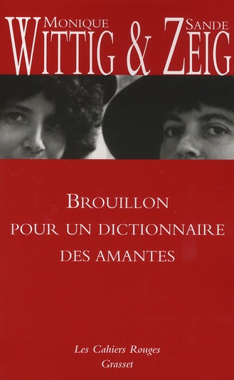 Brouillon pour un dictionnaire des amantes