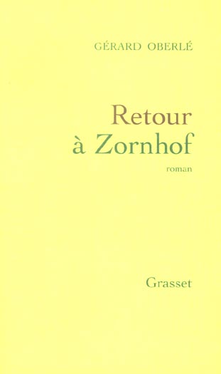Retour à Zornhof