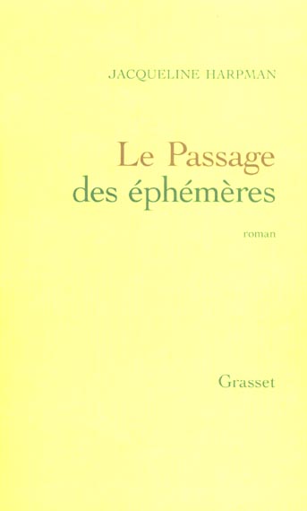 Le passage des éphémères