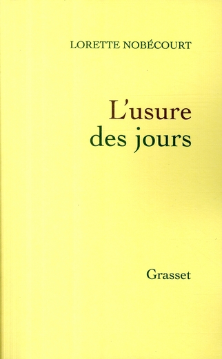L'usure des jours