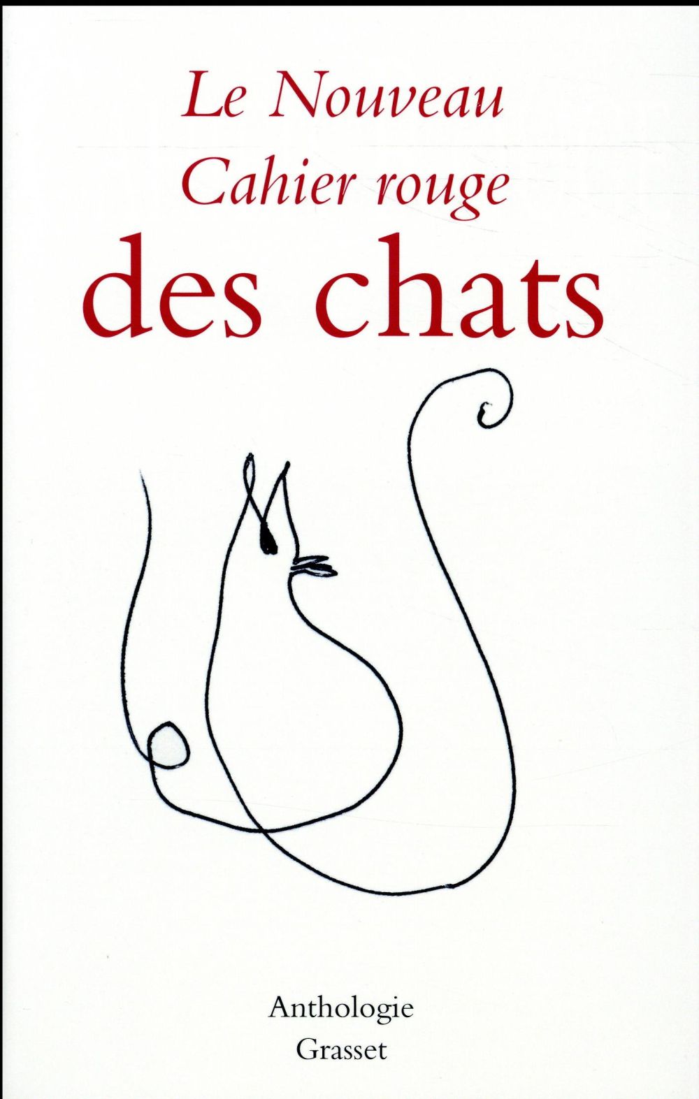 LE NOUVEAU CAHIER ROUGE DES CHATS - ANTHOLOGIE REALISEE PAR ARTHUR CHEVALLIER - INEDIT
