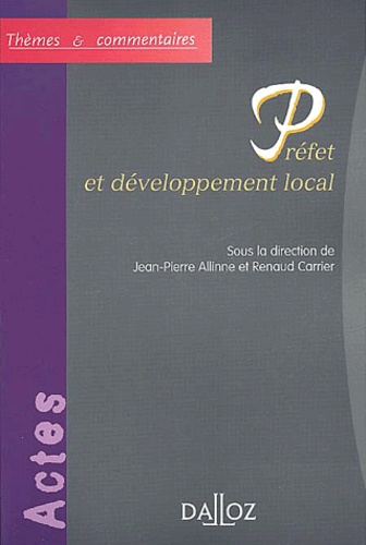 Préfet et développement local